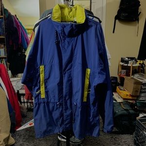 TImberland Trench coat with tuck away hood